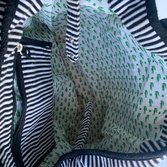 Lacoste Pin Striped Book Bag - Picture 5 of 5